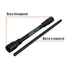 Llave de artillería 1-1/16 x 1-1/4' boca hexagonal, TRUPER 2