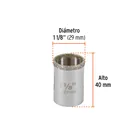 Brocasierra diamante 1-1/8' borde continuo, TRUPER 3