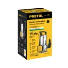 Bomba sumergible acero inoxidable,agua sucia,1-1/2HP, PRETUL 2