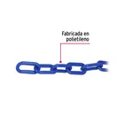 Metro de cadena de 8 mm de plástico azul, carrete de 25 m 2