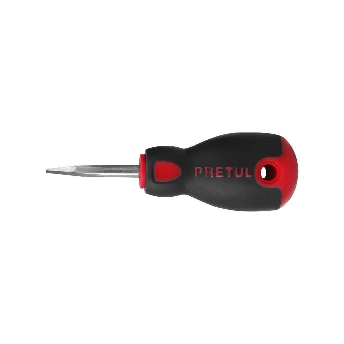 Desarmador plano 1/4' x 1-1/2'mango Comfort Grip, PRETUL