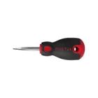 Desarmador plano 1/4' x 1-1/2'mango Comfort Grip, PRETUL 1