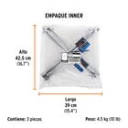 Llave de cruz 18', bocas 17, 19, 21 y 23 mm,  TRUPER 5