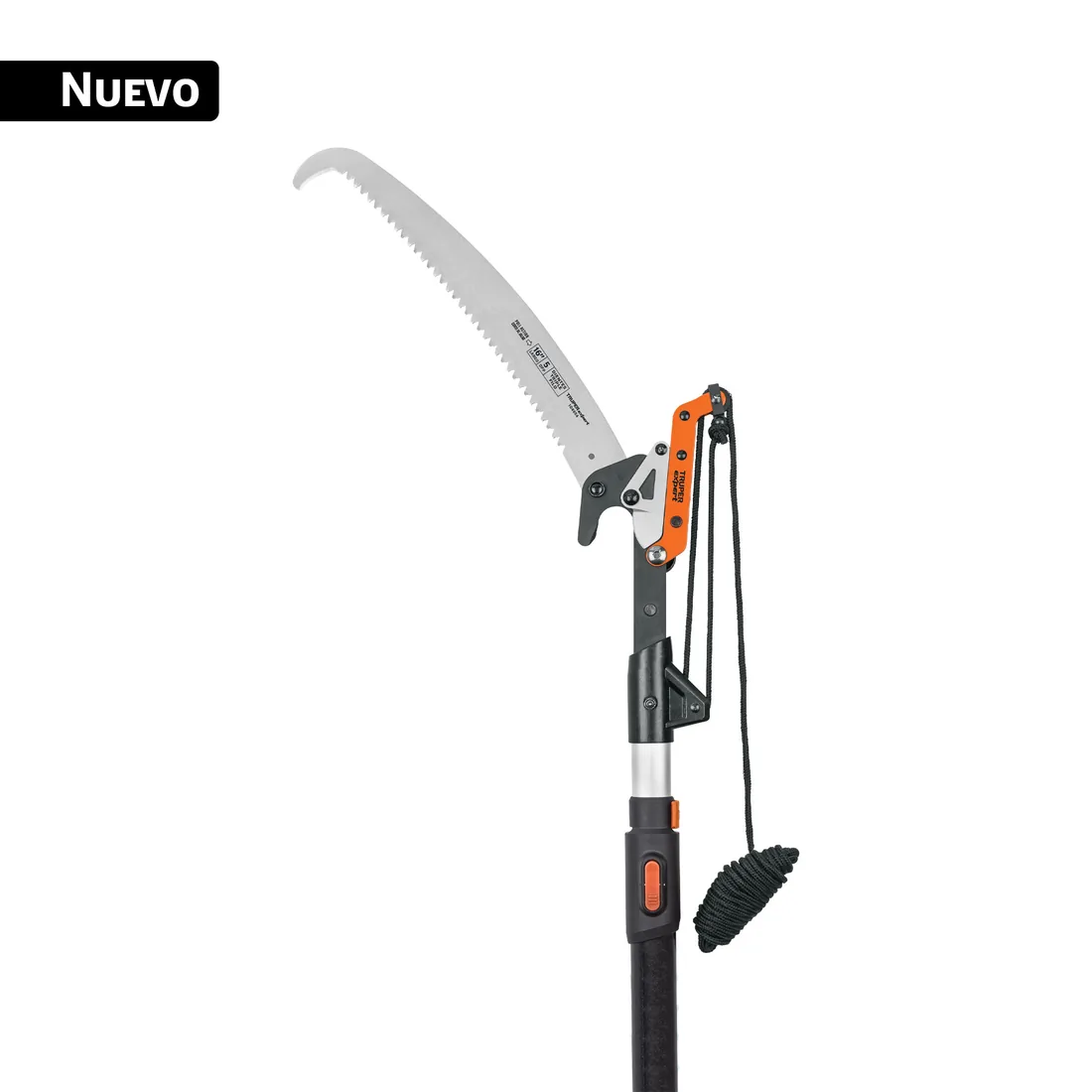 Cortador ramas altas 3.7 m, mango fibra de vidrio y aluminio