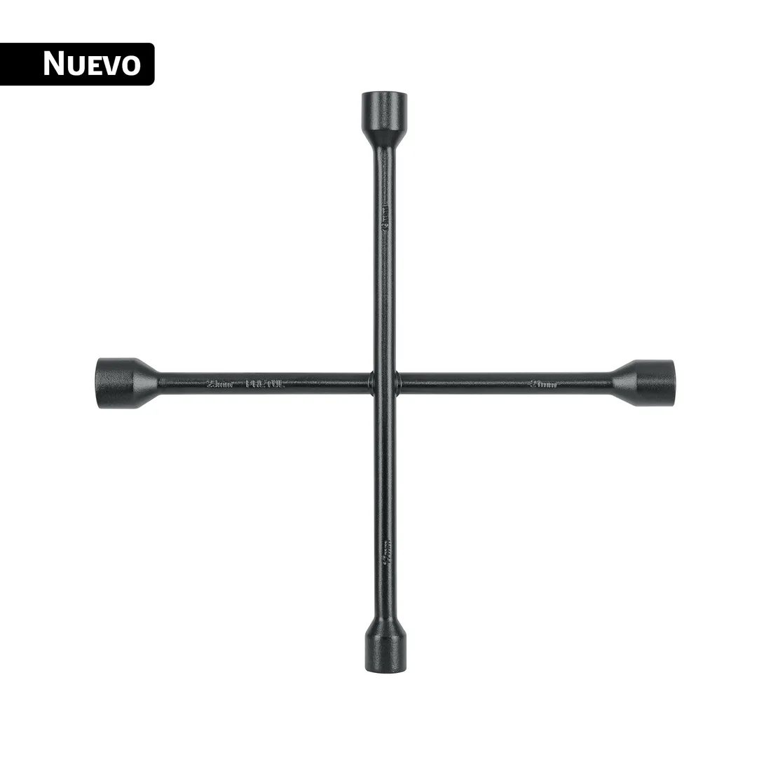 Llave de cruz 14', bocas 17, 19, 21 y 23 mm, PRETUL