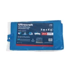 Lona de polietileno 3 x 6 m, azul, 90 g/m2, ULTRA 4