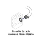 Conector recto 1' para cable de uso rudo, VOLTECK 2