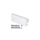 Tapón ciego blanco de 1 módulo, línea Lisboa, VOLTECK 2
