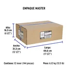 Dimmer giratorio blanco de 1.5 módulos, línea Lisboa 7