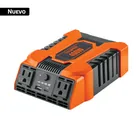 Inversor de corriente de 400 W con puertos USB A y C, TRUPER 1