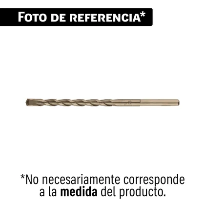 Broca para concreto de 5/8 x 12' en blíster, TRUPER