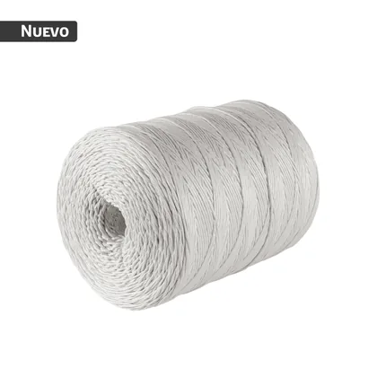 Rollo de rafia de 1500 m color blanco calibre 3 g/m, FIERO