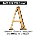 Letra A de latón sólido 4', latón brillante, HERMEX 1
