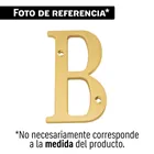 Letra B de latón sólido 4', latón brillante, HERMEX 1