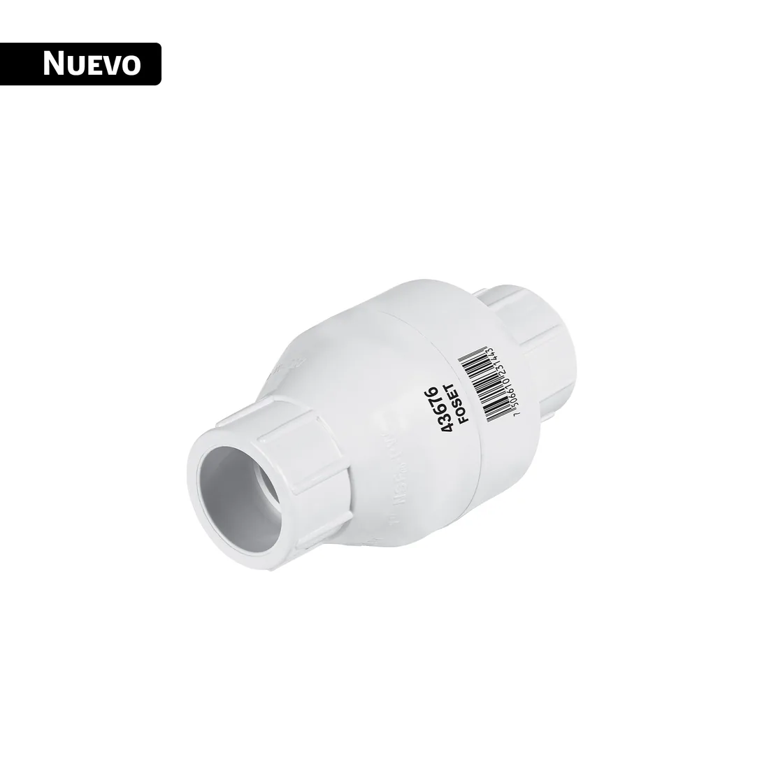 Válvula check de PVC 1' para cementar, FOSET