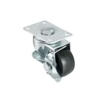Rodaja hule 2-1/2', placa giratoria con freno, buje, 50kg 1