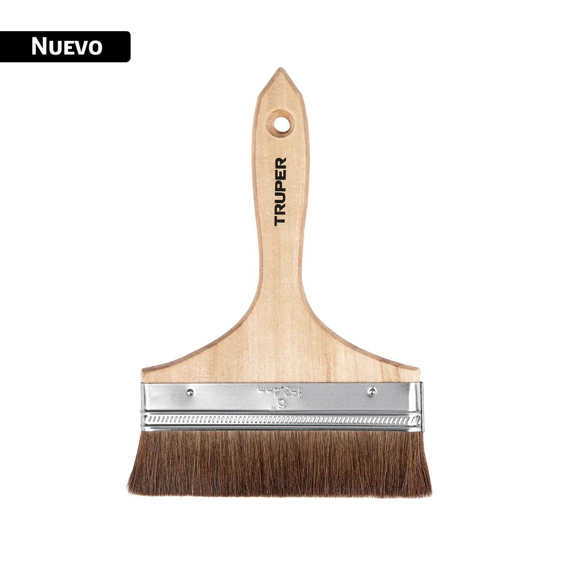 Brocha pelo de camello de 6' con mango de madera, TRUPER