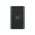 Placa armada negra 1 toma para teléfono 1.5 mód, Lisboa 1