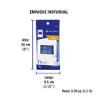 Placa blanca de 1 ventana 1.5 módulos, línea Lisboa, VOLTECK 5