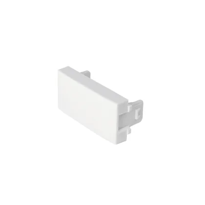 Tapón ciego, línea Oslo, color blanco, VOLTECK