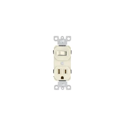 Interruptor de palanca con contacto, Standard, marfil