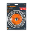 Carda circular 6' alambre trenzado, eje 5/8'-11, TRUPER 4