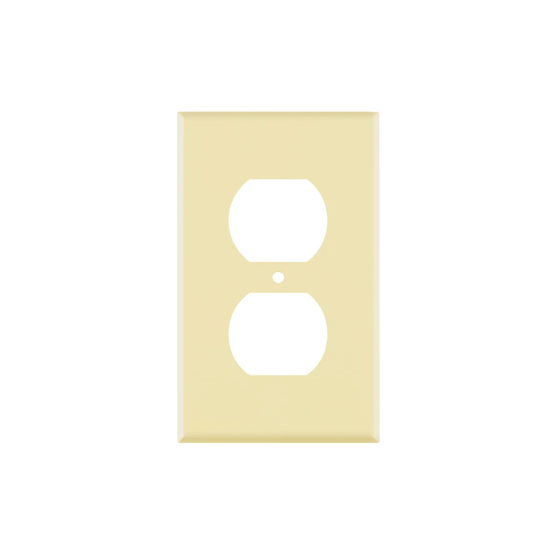 Placa de ABS dúplex, Standard, marfil, VOLTECK