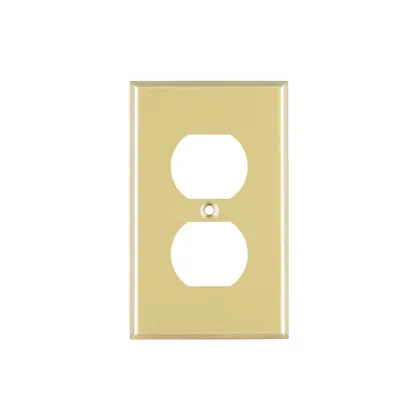 Placa dúplex de aluminio, línea Standard, VOLTECK