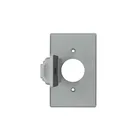 Placa contacto redondo, policarbonato,p/intemperie, Standard 1