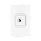 Placa armada 1 toma para teléfono 1.5 módulos, Toledo 1