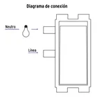 Placa armada con 1 interruptor sencillo, VOLTECK BASIC 4