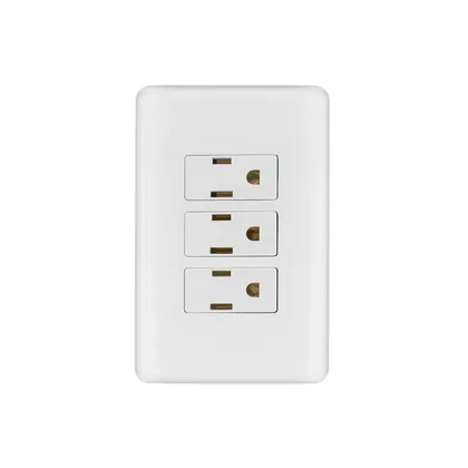 Placa armada con 3 contactos, VOLTECK BASIC