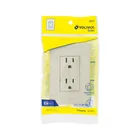 Contacto dúplex aterrizado, marfil, VOLTECK BASIC 5