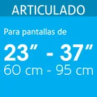 Soporte para pantallas de 23' a 37' articulado, VOLTECK 4