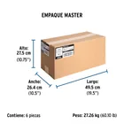 Rollo de 100 m de cable THHW-LS 12 AWG negro, VOLTECK 8