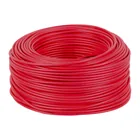 Rollo de 100 m de cable THHW-LS 10 AWG rojo, VOLTECK 1