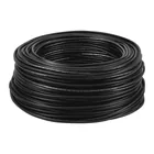 Rollo de 100 metros de cable THW CCA 12 AWG negro, BASIC 1