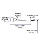 Calentador de inmersión para agua #5 (18 L), 900 W, VOLTECK 3