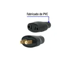 Clavija y contacto de hule, bolsa con 2 pzas, VOLTECK 2