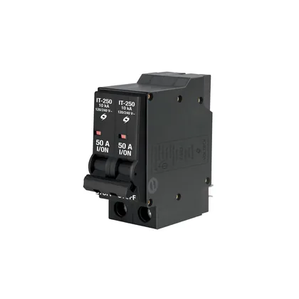 Interruptor de 2 polos 50A, enchufable, VOLTECK