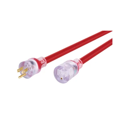 Extensión reforzada aterrizada 15 m 3x12 AWG, VOLTECK