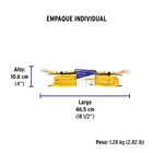 Extensión reforzada aterrizada 8 m 3x14 AWG, VOLTECK 5