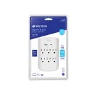 Multicontacto de pared, 800 Joules, 6 contactos y 2 USB A+C 3