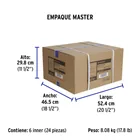Multicontacto de pared, 800 Joules, 6 contactos y 2 USB A+C 6