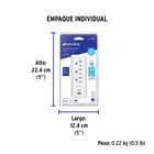 Multicontacto de pared, 490 Joules, 3 contactos y 2 USB A+C 4