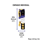 Multicontacto 14 AWG, 6 entradas sup. de picos 600 J, negro 4