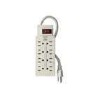 Multicontacto 14 AWG 8 entradas supresor de picos 110 joules 1
