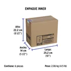 Multicontacto 14 AWG 8 entradas supresor de picos 110 joules 5