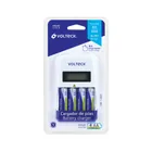 Cargador de pilas, AA, AAA, incluye 4 pilas AA, VOLTECK 3