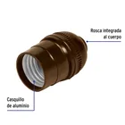 Portalámpara de baquelita, sencillo, VOLTECK 2